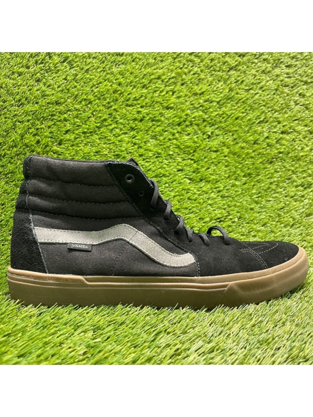Vans BMX Sk8-Hi Mens Size 13 Black Dark Gum Athletic Skateboard Shoes Sneakers